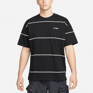 S.G NIKE ACG DQ4957-010 黑色 刺繡復古LOGO 條紋 寬鬆 短袖 短T 男生