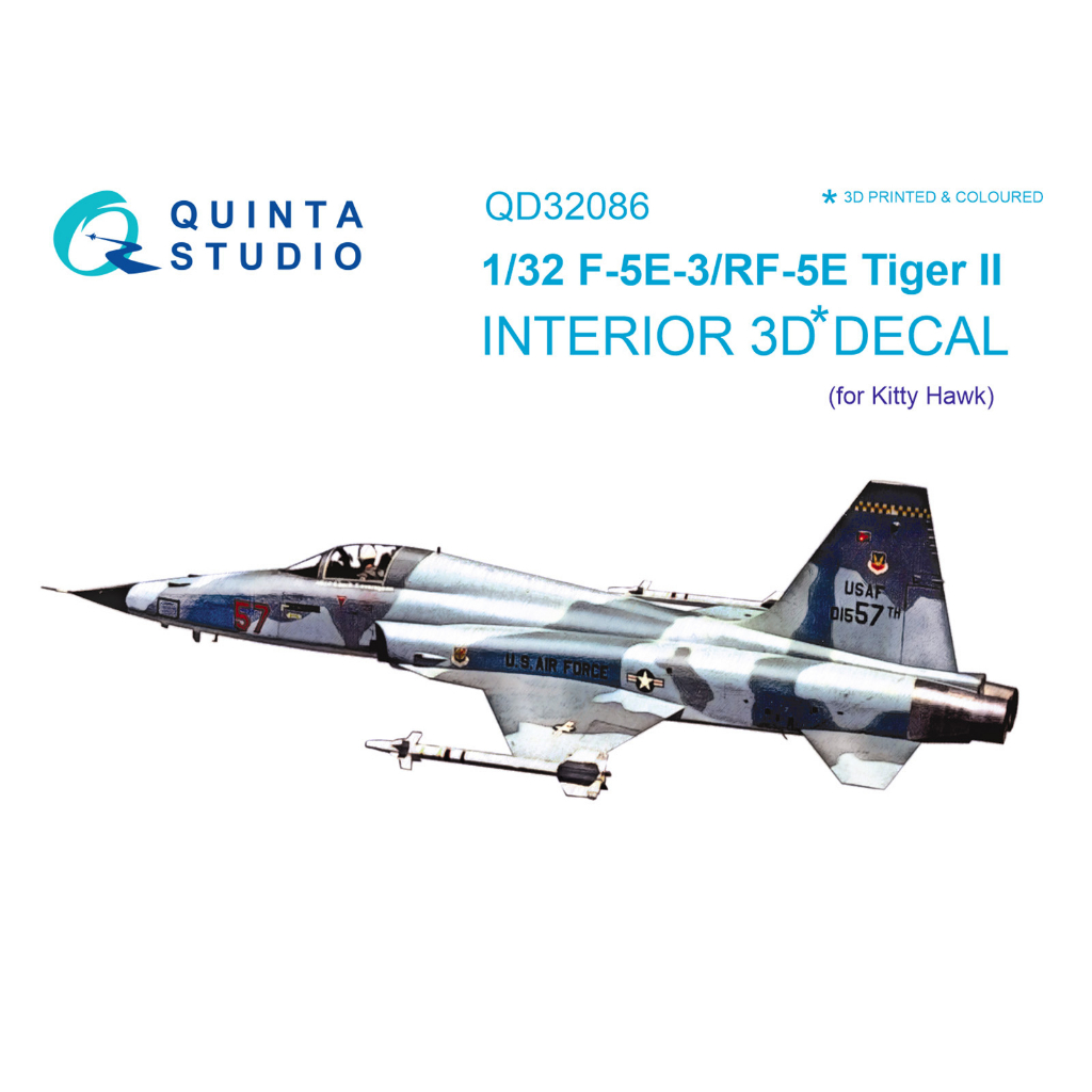 [3D座艙儀表] 1/32 F-5E-3/RF-5E [QD32086]