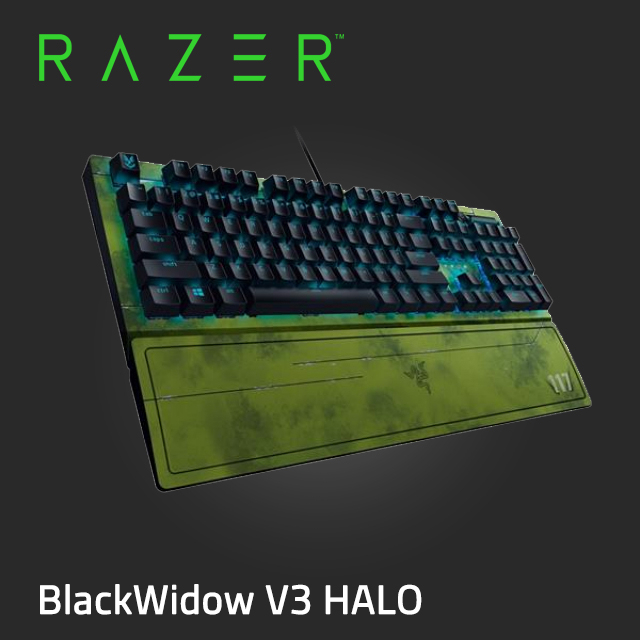 Razer BlackWidow V3 HALO 黑寡婦 V3 最後一戰聯名款 機械式RGB鍵盤
