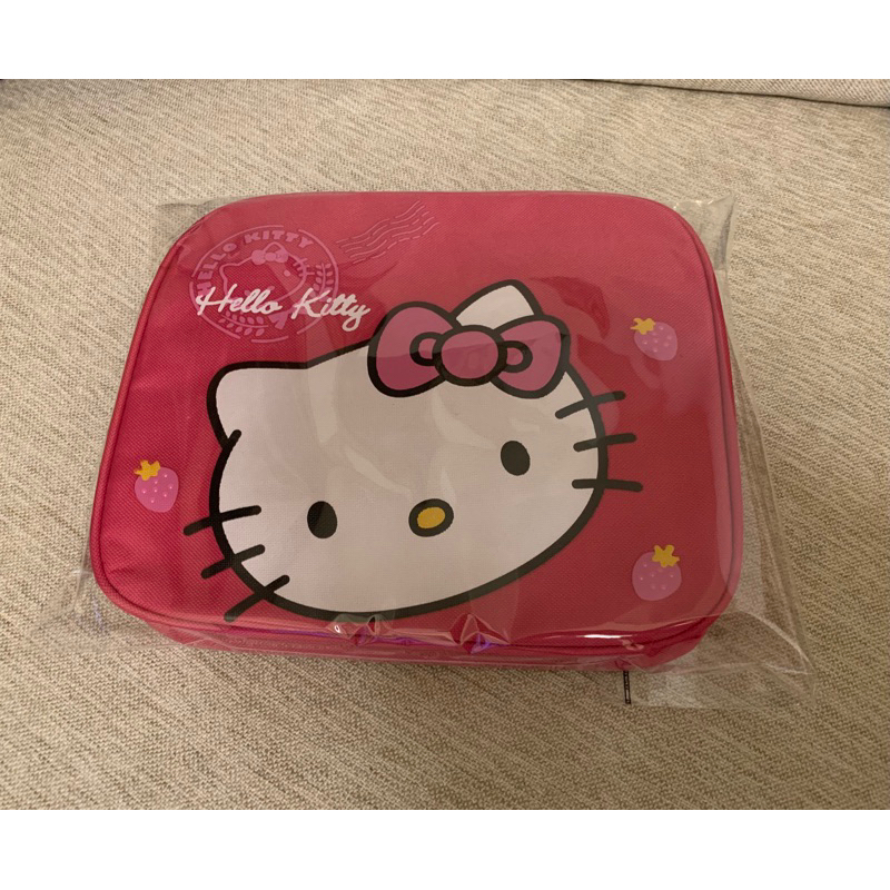 Hello Kitty 帆布便當袋 保冰袋 保冷袋 保溫袋 環保袋