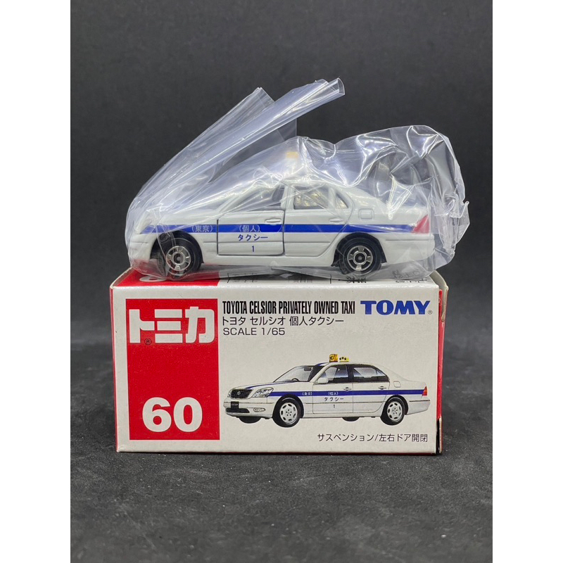 TOMY TOMICA NO. 60 TOYOTA CELSIOR PRIVATELY OWNED TAXI 多美小汽車