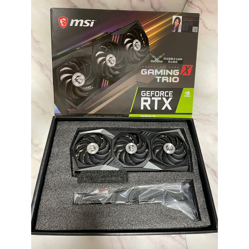 MSI 微星 GeForce RTX 3060Ti GAMING X TRIO 二手 未鎖算力 顯示卡