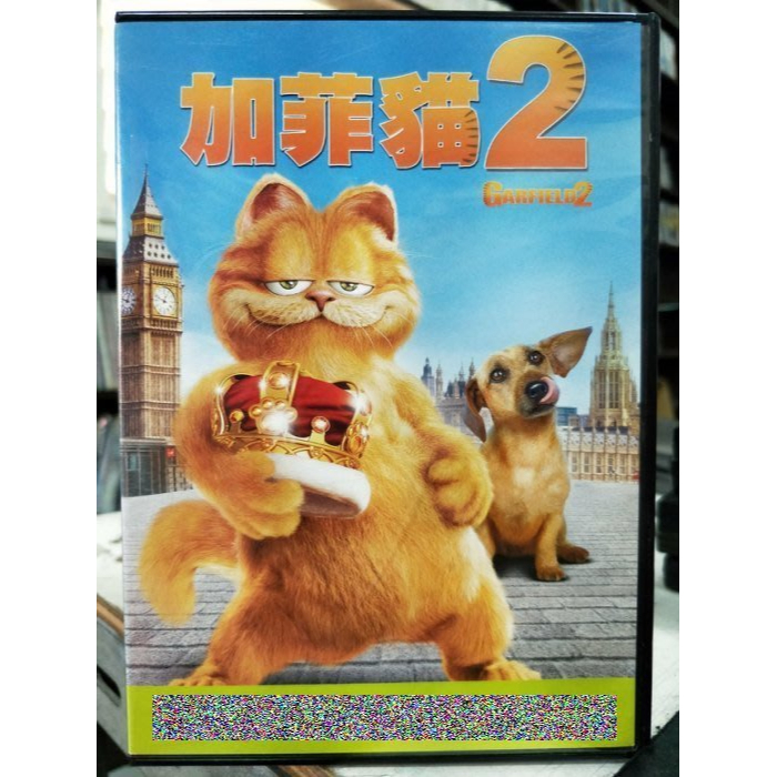 挖寶二手片-Y06-835-正版DVD-動畫【加菲貓2】-國英語發音(直購價)海報是影印