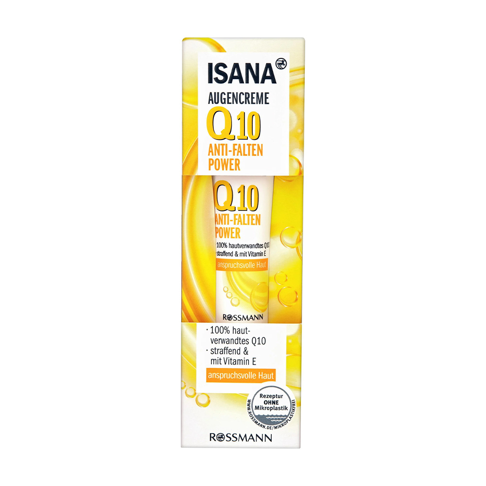 德國 ISANA Q10 緊膚眼霜 15ml / Rossmann (RO160)