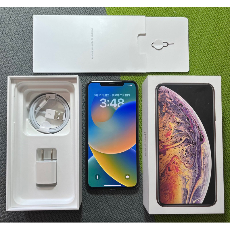 iPhone XS Max 256G 金 無傷 iphoneXS XSmax iphonexsmax 256 二手機回收