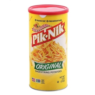 美國 Pik Nik 洋芋條 薯條 原味/1瓶/225g