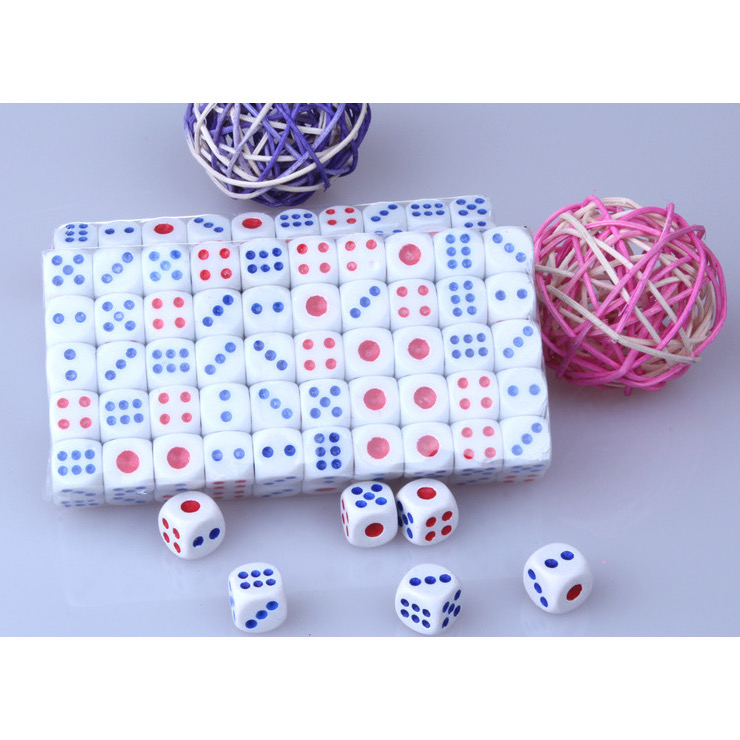 🔥超便宜🔥12mm 白色骰子 大號骰子 ktv 玩具 桌遊 骰寶 比大小 吹牛 骰子 HG1