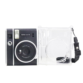 【就是要玩】富士 instax mini40 拍立得 相機 水晶殼 收納包 側背包 保護殼 皮套 相機包 透明殼