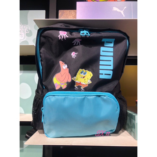 @SIX@PUMA Spongebob系列 海綿寶寶🍍 派大星 小後背包 兒童款 黑色 079505-01 粉色 02