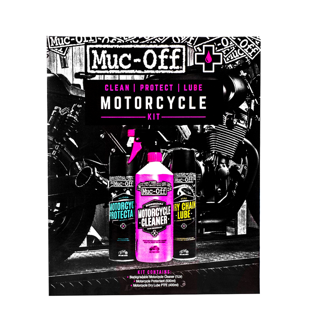 【德國Louis】Muc-Off 機車清潔保養潤滑三步驟套組 摩托車重機鍍膜劑鏈條油清潔劑清洗保養組合包30032957