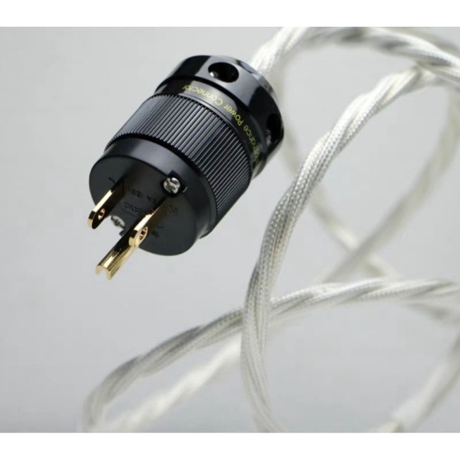 《免運》單晶銅鍍銀多層屏蔽電源線 音響擴大機發燒電源線 HIFI發燒耳機電源線