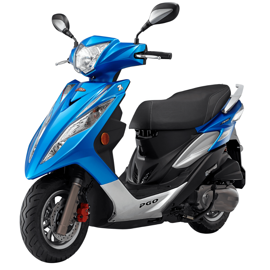 PGO BON 125 ABS 靚藍+冰晶銀 7期 2023全新機車