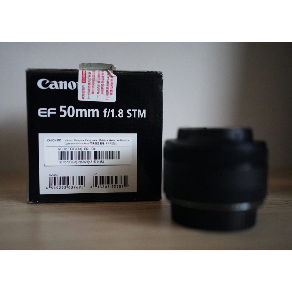 二手_CANON EF 50mm F1.8 STM （使用一次）