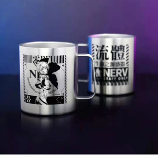 駭客優品《 新世紀福音戰士 》EVA 綾波零 明日香 初號機 不鏽鋼 咖啡杯 馬克杯 水杯 杯子 杯 水壺 壺