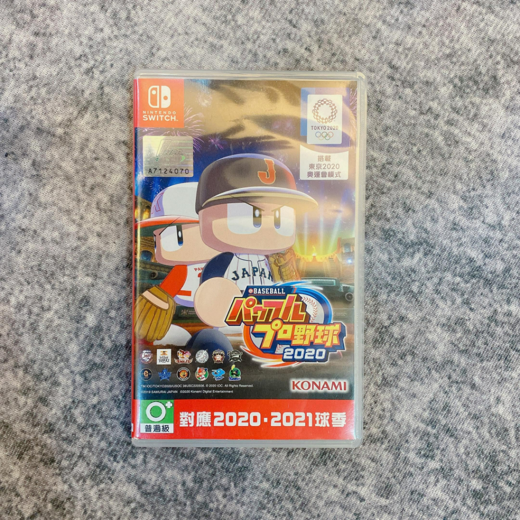 實況野球 2020 2021 EBASEBALL 日文版 SWITCH 二手 保存良好 東京奧運 棒球 中華隊