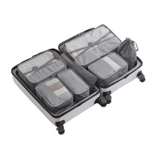 PUSH!旅遊用品旅行收納袋行李箱衣物整理收納包袋套裝(7件套)S51