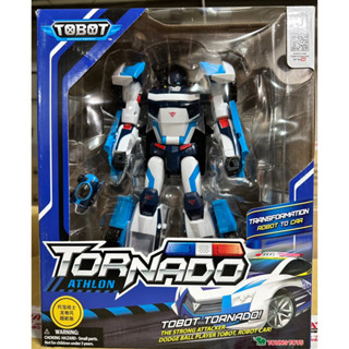 全新 盒損品 海外版 Tobot 極速對決 Tornado 龍捲風 警車 御三家 F1 前導車造型