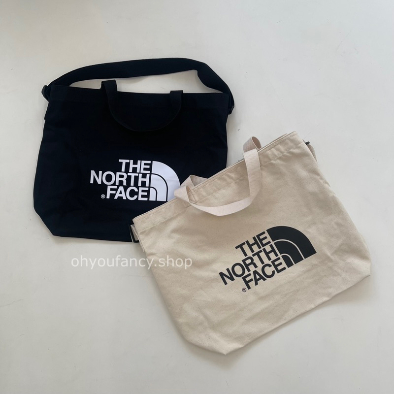 ［現貨秒發⚡️］歐梵希🇰🇷韓國代購THE NORTH FACE 北臉 BIG LOGO SHOULDER BAG 帆布包