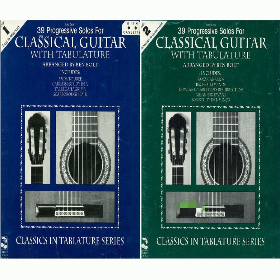 電子版39 Progressive Solos For Classical Guitar1+2古典吉他譜+音