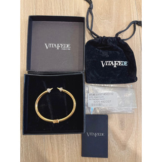 二手正品 Vita Fede 金色鑽石手環 Mimi titan crystal bracelet XS