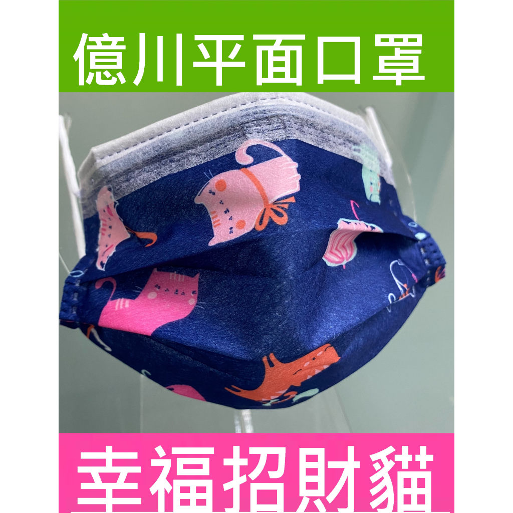 現貨 億川平面口罩 平面口罩 醫療級 雙鋼印 醫療口罩 台灣製 醫用口罩 口罩 成人口罩 台灣製造 口罩 醫療級