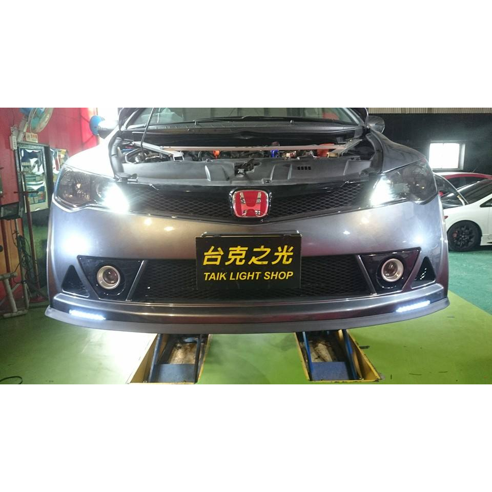 台克之光-HONDA CIVIC8 喜美八代-空力套件/RR前保桿-PP材質