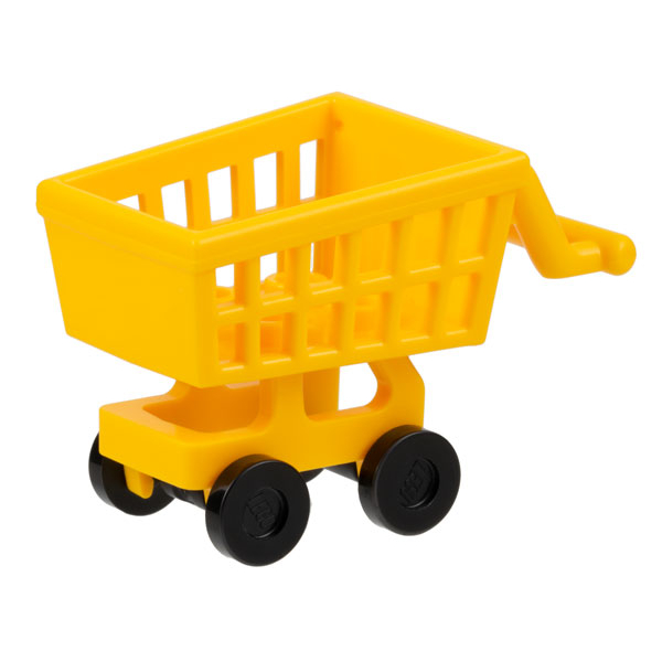 LEGO 樂高 亮淡橘色 大賣場購物車 購物車 推車 購物籃 49649c01