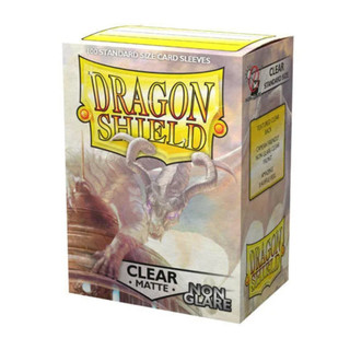龍盾 卡套 透明 防反光磨砂 Non Glare Matte Clear 100張入 (全新未拆) 遊戲王 寶可夢