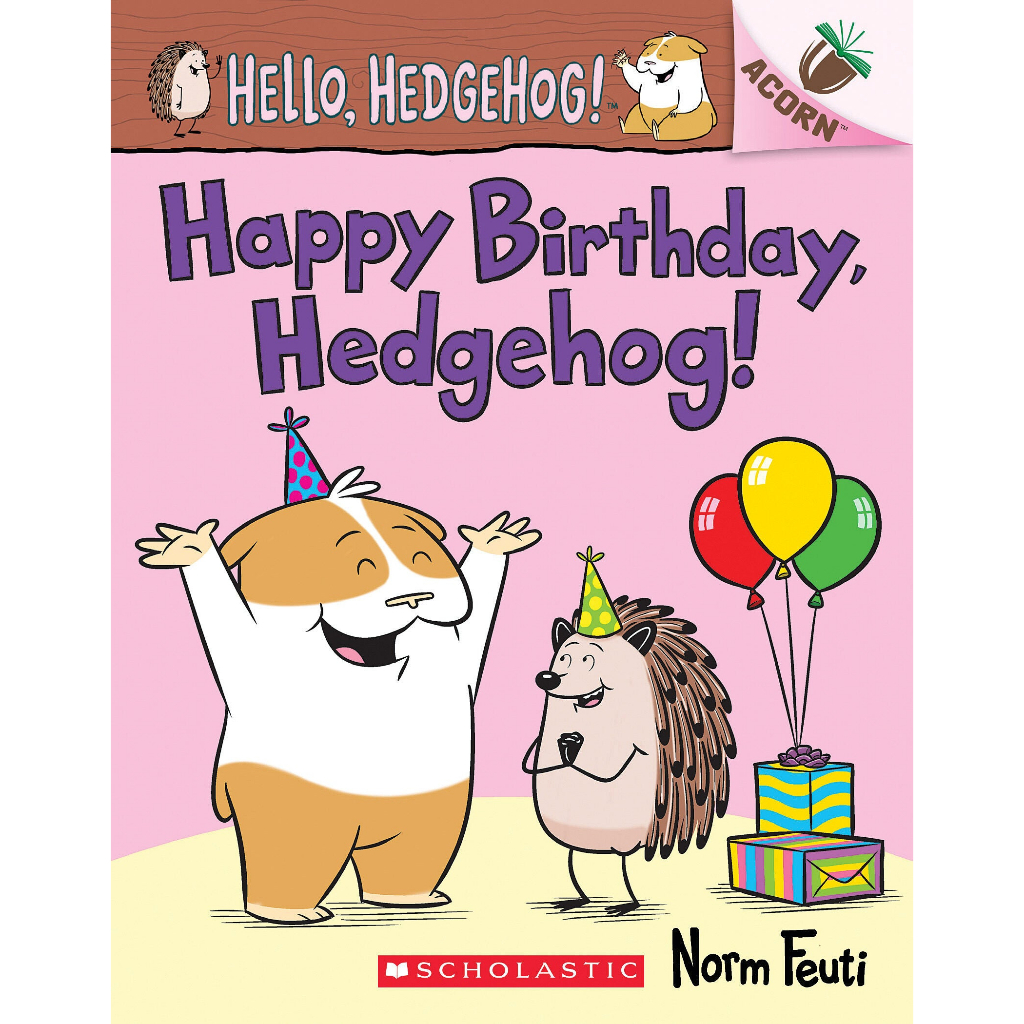 Hello, Hedgehog #6 Happy Birthday, Hedgehog!/ Norm Feuti 文鶴書店 Crane Publishing