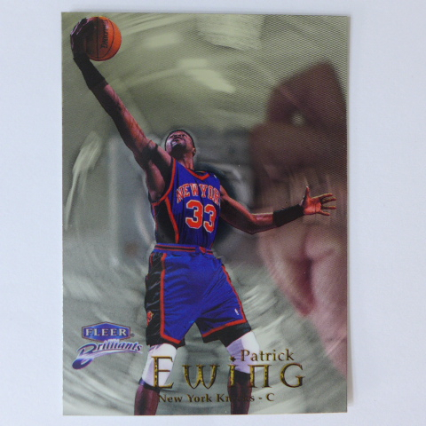 ~ Patrick Ewing ~黑猩猩/名人堂/派翠克·尤因 1999年Fleer.金屬設計.NBA籃球卡