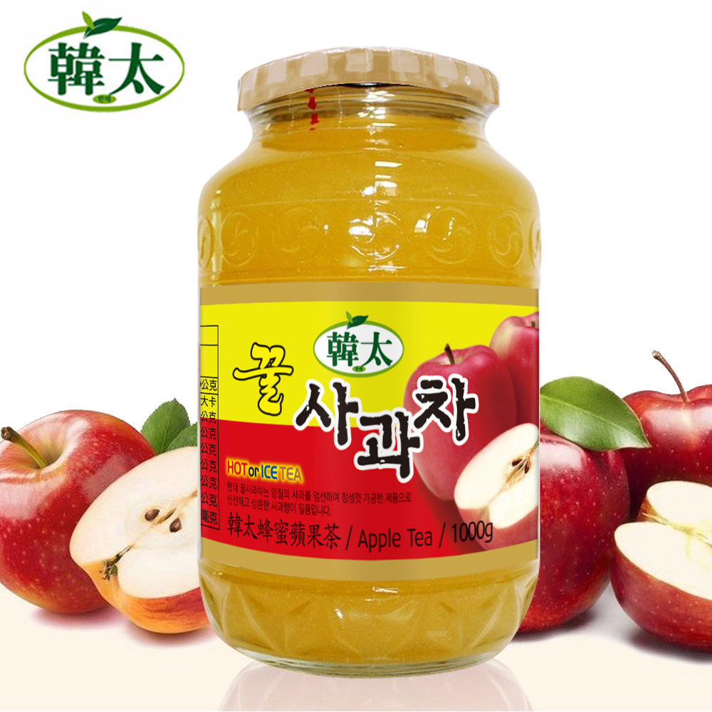 【即期品】韓太蜂蜜風味蘋果茶 1KG 韓國進口 即期品2023.11.29