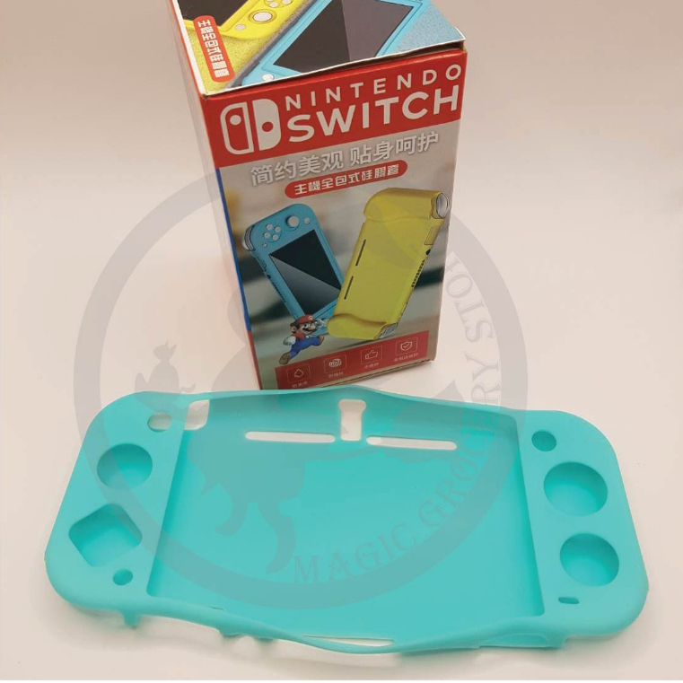 🔮 魔法雜貨小鋪 🏰    👾 Switch Lite 主機全包式硅膠套-藍綠