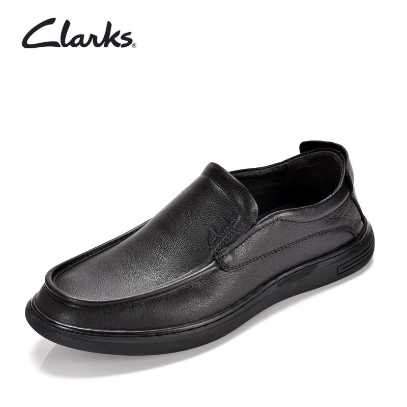 正品代購CLARKS ORIGNAL 黑色 懶人鞋 軟牛皮 短靴 潮流 休閒鞋 男女 皮鞋 工作鞋 嗚嗚