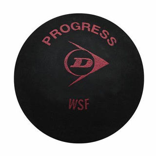 DUNLOP 登錄普 squash 壁球(休閒用球)PROGRESS(紅點)