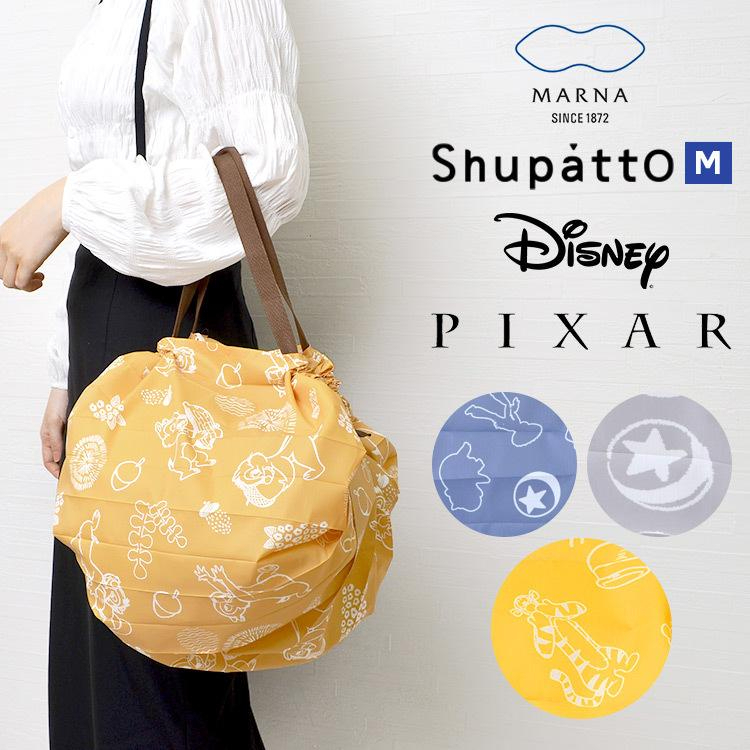 現貨💗限量款💙日本 Disney 迪士尼 小熊維尼 奇奇蒂蒂 Shupatto M號 秒收袋 秒收包 環保袋 玩具總動員