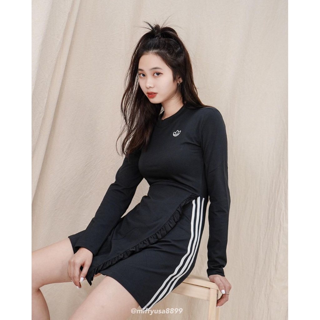 *米菲美國* Adidas Long Sleeve Dress 長袖洋裝 女版【FU3865】