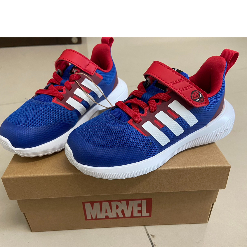 Adidas MARVEL SPIDER-MAN X 2.0 運動鞋 小童 漫威蜘蛛人輕量 藍紅HP9000