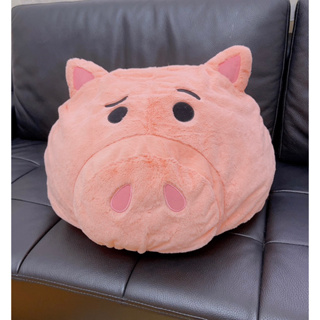 日本景品 火腿豬 圓頂 半圓 鬆軟 抱枕 大顆 頭型 火腿豬 絨毛娃娃 絨毛玩偶