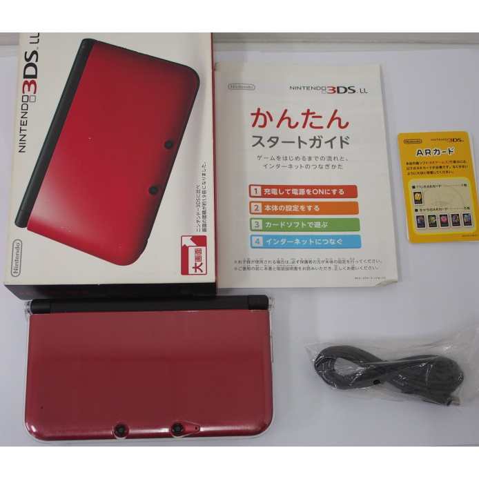崴勝3C] 盒配齊二手Nintendo 3DS LL 主機可改機N3DS 3DS (含充電器
