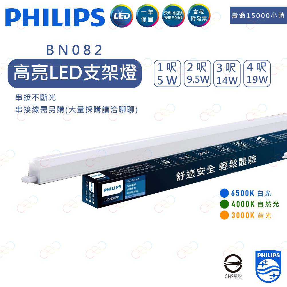 (A Light)附發票 PHILIPS LED 高亮支架燈 高亮度支架燈 支架燈 飛利浦支架燈 BN082 飛利浦