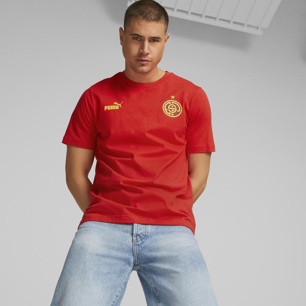 PUMA 短袖上衣 足球系列 國家 Fan T恤 西班牙 男 76816207 紅色