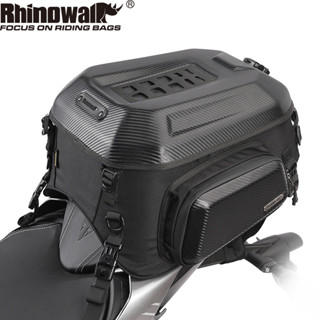 開發票超讚有質感 Rhinowalk 硬殼粗曠個性風格 摩托車 機車 後座包 防水 肩背 23L ~ 35L 環島