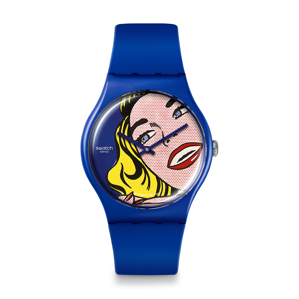 【SWATCH】藝術之旅 李奇登斯坦-白日夢 MOMA藝術館 原創 聯名 手錶 (41mm) 瑞士錶 SUOZ352