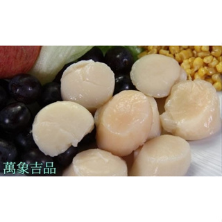 【萬象極品】日本北海道生干貝(生食級) 4S/10顆/約210g±5g，生食級帆立貝柱頂級的饗宴~