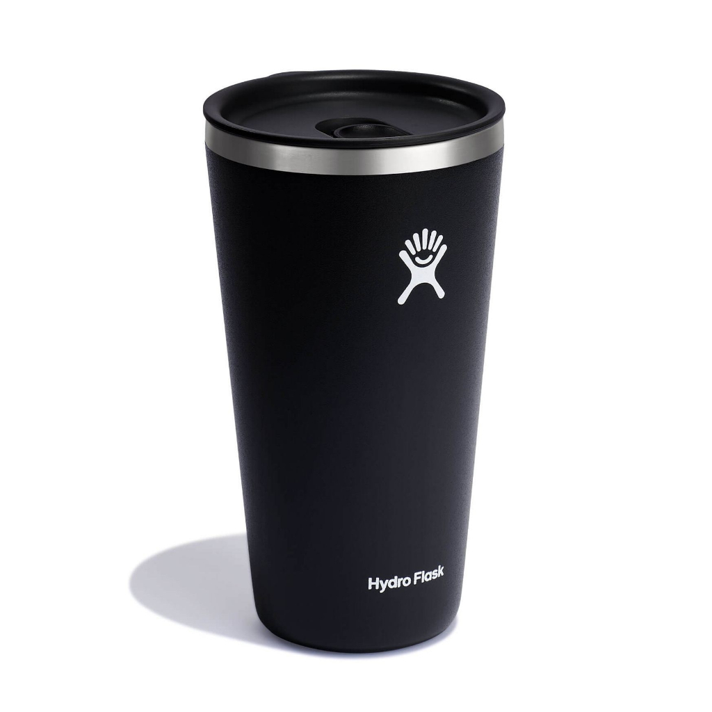 【Hydro Flask】28oz 828ml 保溫隨行杯 時尚黑 滑蓋咖啡杯 保溫杯 保冷杯 保溫瓶 TUMBLER