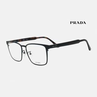 PRADA VPR61T-D 普拉達品牌眼鏡｜商務復古大臉黑色方框眼鏡 男生品牌眼鏡框【幸子眼鏡】