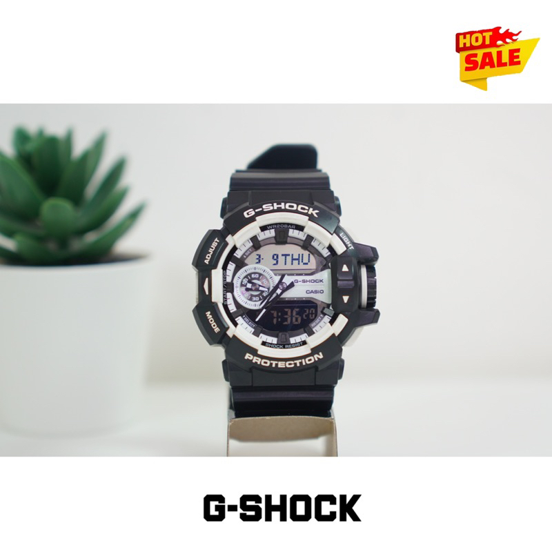 CASIO G-SHOCK GA-400-1A 二手9.5成新 裸錶一支 極新 100%原廠商品