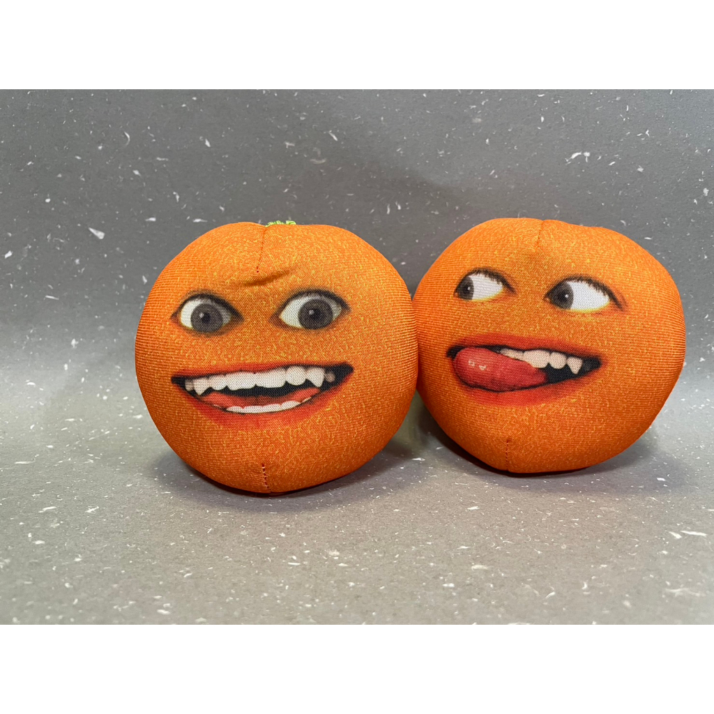 收藏品 ｜ Annoying Orange 柳丁擱來亂 煩人的橘子 會說話的橘子 娃娃 玩偶