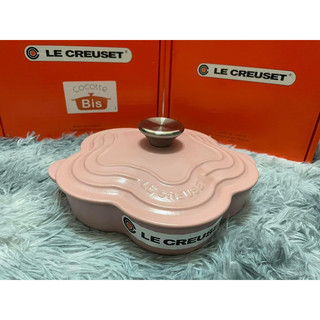Le Creuset甜心粉淺花鍋20cm