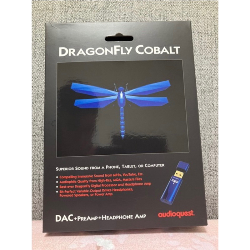 （二手）藍蜻蜓 Audioquest DragonFly USB DAC COBALT 皇佳公司貨